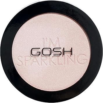 gosh بودرة هايلايتر غوش آي إم سباركلينغ للوجه والجسم | مكياج مضيء يدوم طويلاً لإنهاء مشرق | بودرة هايلايتينغ | خالية من العطور ونباتية | 003 غبار اللؤلؤ - Image 1