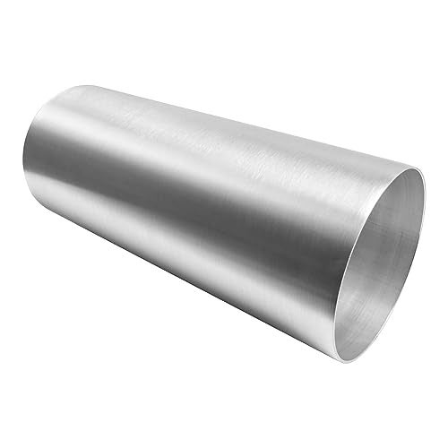 AC PERFORMANCE 5 127mm OD Straight Aluminum Intercooler Pipe Air Intake Tube Brushed Finish - Image 1
