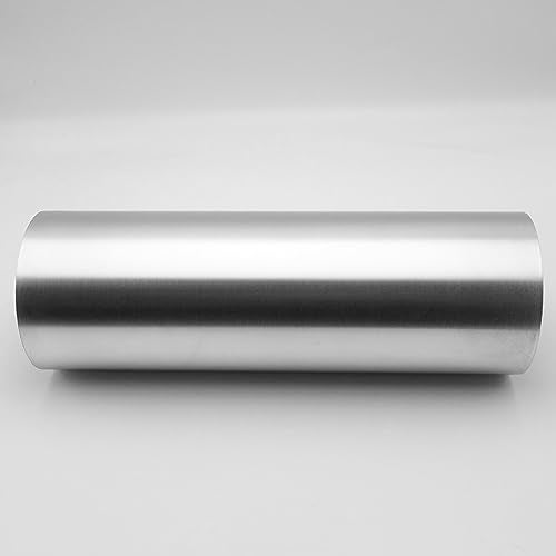 AC PERFORMANCE 5 127mm OD Straight Aluminum Intercooler Pipe Air Intake Tube Brushed Finish - Image 3