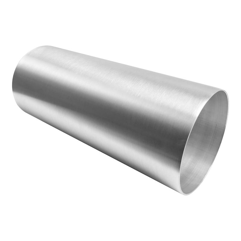 AC PERFORMANCE 5 127mm OD Straight Aluminum Intercooler Pipe Air Intake Tube Brushed Finish - Image 2