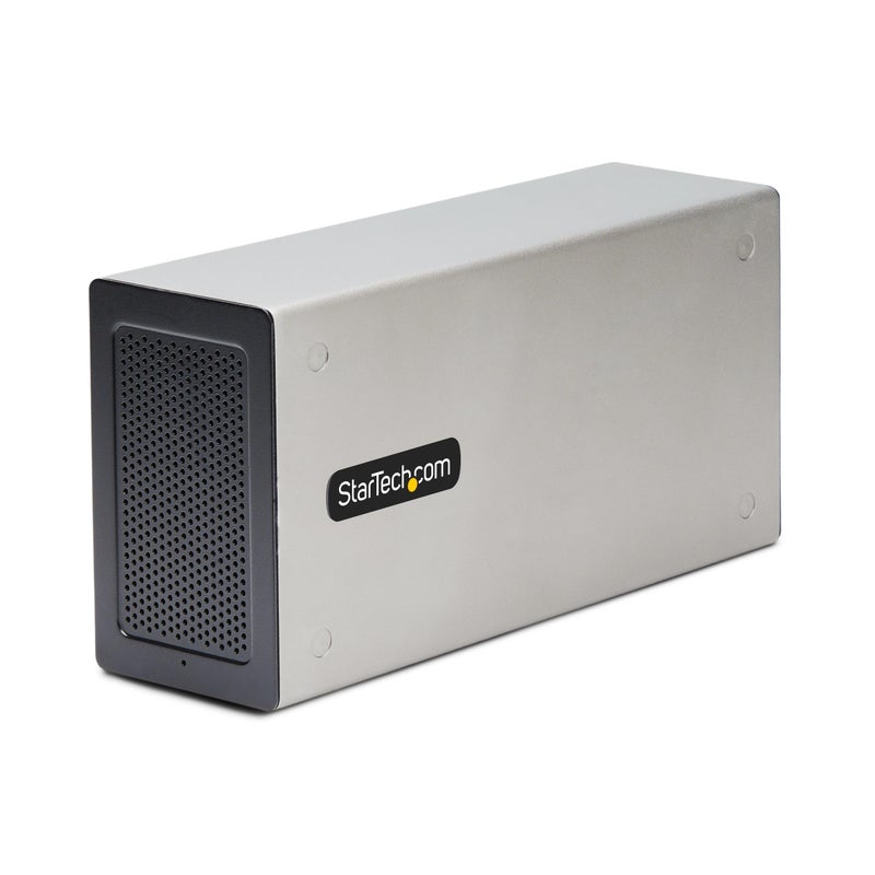 StarTech.com Thunderbolt 3 PCIe Expansion Chassis, External Enclosure W/Dual PCI Express Slots, PCIe Box for Laptops/Desktops/All-in-Ones, 8K/4K Output Via TB3/DP 1.4 , TAA (2TBT3-PCIE-ENCLOSURE) - Image 1