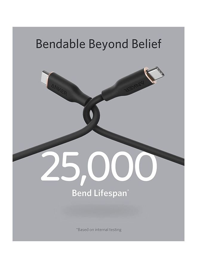 Anker PowerLine III Flow USB-C To USB-C Cable 100W 6ft - Image 4