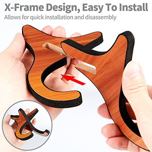 ARLX Kalimba Stand Wood Thumb Piano Display Stand (Mahogany color) - Image 5