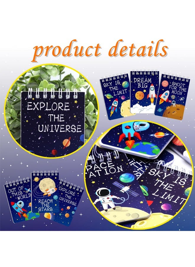 Outer Space Mini Notebook 32 Pack Space Party Favor Galaxy Goodie Bags Solar System Astronaut Science Rocket Planet Small Spiral Pocket Notepads For Space Theme Birthday Party Supplies - pzsku/Z8FEFA41B3DFE12CB0008Z/45/_/1732777864/a6f44484-02b4-480b-a74a-ed9c6ed0367f