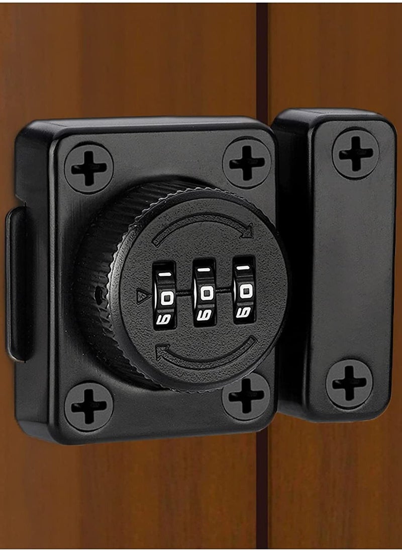 Y&D - Mechanical Password Lock Mechanism Rotary Room Door Combination Office File Cabinet Sliding Buckle Surface Mounted Old Style - Image 1