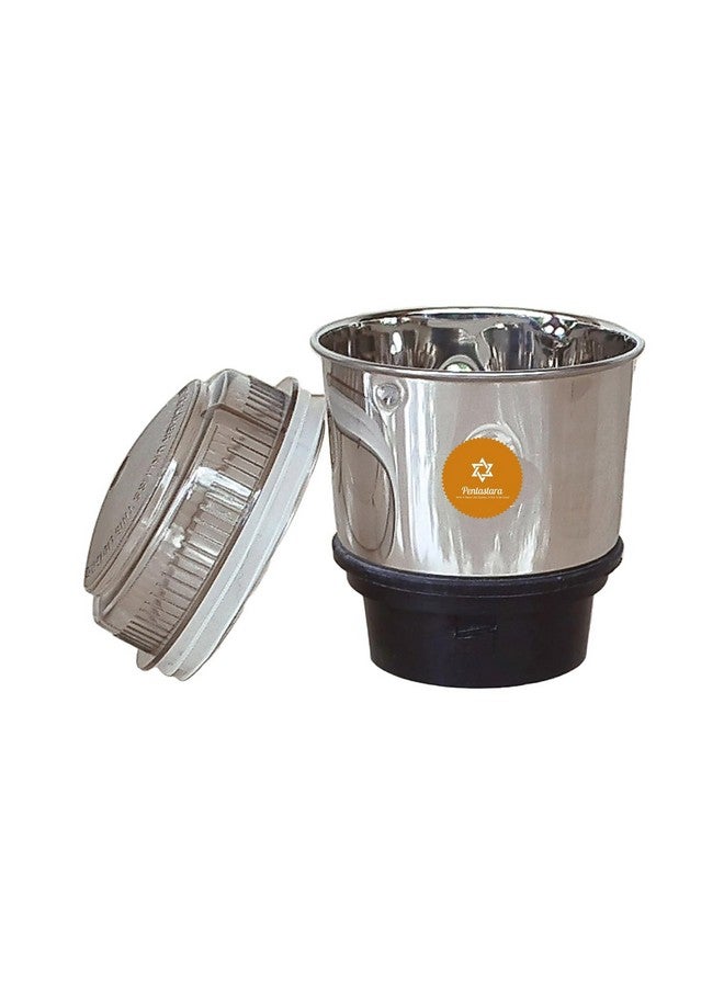 PENTASTARA®- "Chutney jar"(Heavy) Fits-"Bajaj, PREETHI, MORPHY Richards, SUMEET, GANGA, Orient, USHA, Crompton, Life Long, JAIPAN, Cello",Mixer Grinders (400ml Capacity) - Image 2