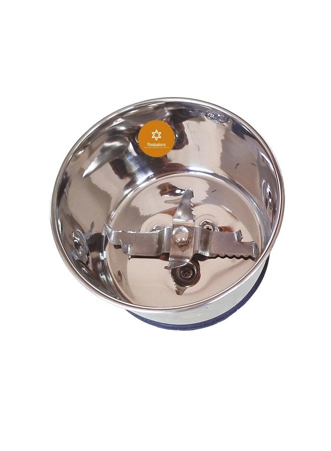 PENTASTARA®- "Chutney jar"(Heavy) Fits-"Bajaj, PREETHI, MORPHY Richards, SUMEET, GANGA, Orient, USHA, Crompton, Life Long, JAIPAN, Cello",Mixer Grinders (400ml Capacity) - Image 1