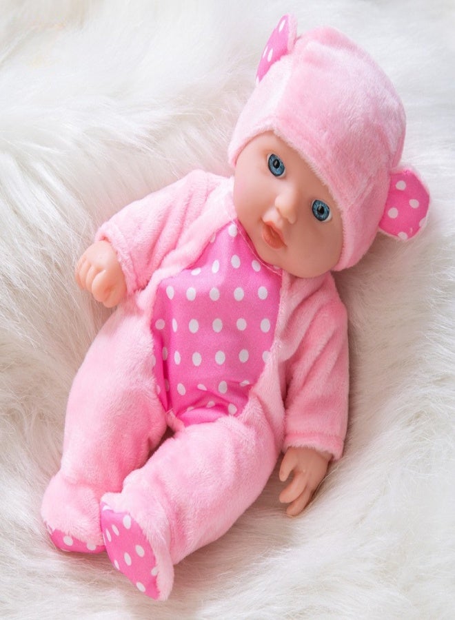 New 8inch Doll 20cm Dress up White Doll Play House Soft Plastic Doll Girl Sleeping Soothing Doll Wholesale(Q8G-008 pink wrinkle clothes, 8-inch doll + clothes) - Image 5