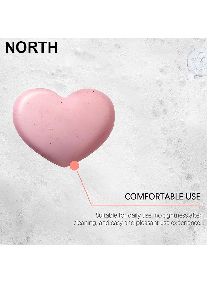NORTH Cleansing Care Soap, Pore Exfoliating, Softening Skin, Anti-Blemishes, Exfoliating, Desalting Acne Mark Moisturizing Skin Cleansing Soap Shower Soap - Image 5