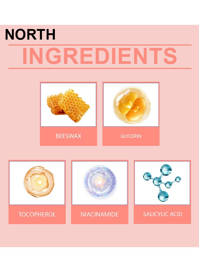 NORTH Cleansing Care Soap, Pore Exfoliating, Softening Skin, Anti-Blemishes, Exfoliating, Desalting Acne Mark Moisturizing Skin Cleansing Soap Shower Soap - Image 3