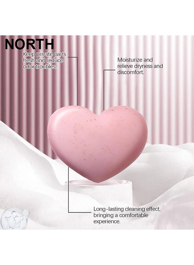 NORTH Cleansing Care Soap, Pore Exfoliating, Softening Skin, Anti-Blemishes, Exfoliating, Desalting Acne Mark Moisturizing Skin Cleansing Soap Shower Soap - Image 4