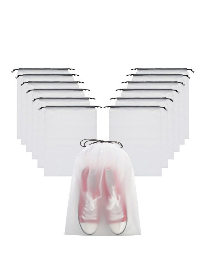 ميكسد 30 قطعة شفافة حبل سحب الأحذية حقيبة السفر حقيبة تخزين 30x40cm - Image 3