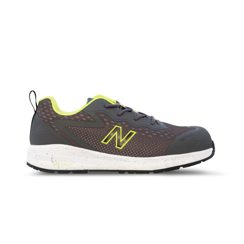 New Balance Mens Composite Toe Logic Industrial Boot GreyLime EH 95