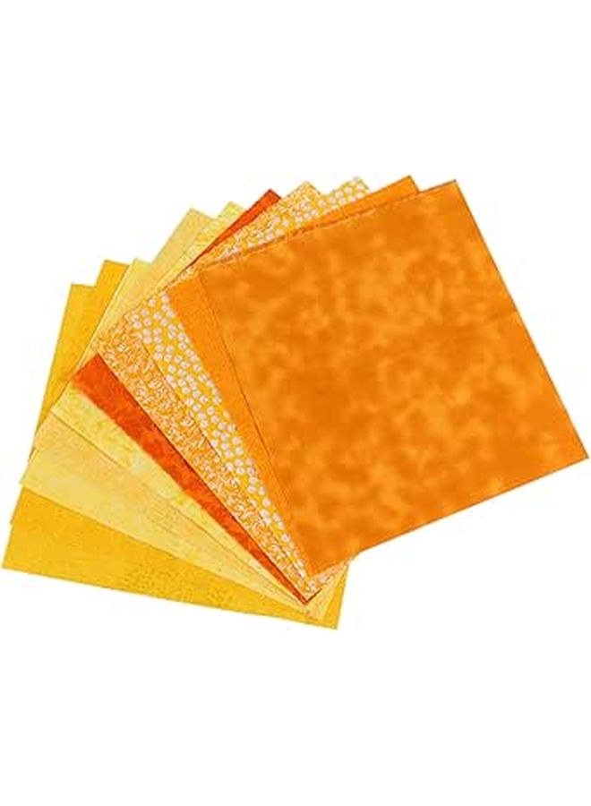 Multi Color Quilting Cotton Fabric Squares 10 Pcs for Sewing Crafts - Image 1