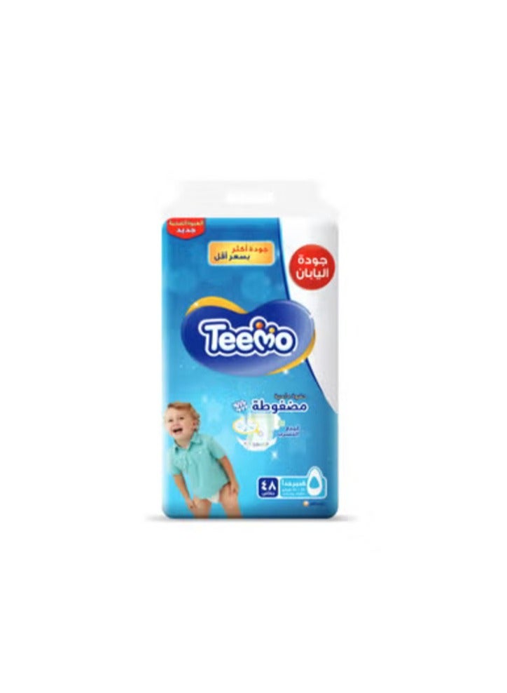 Teemo Baby Diapers, Size 5, Junior, 14-25 kg, Mega Pack, 48 Diapers - Image 1