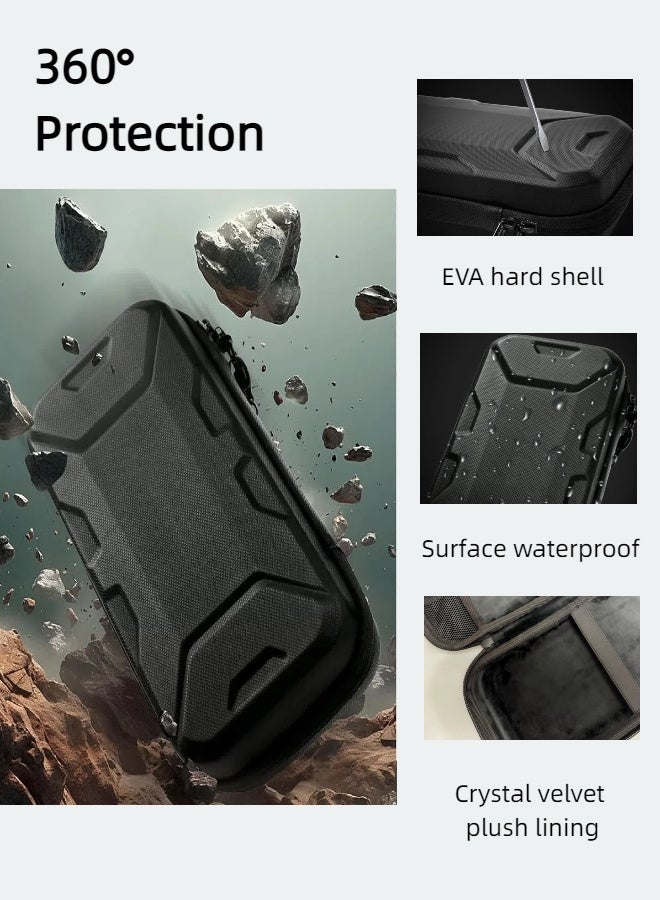 CoolRabbie [Large Capacity]Travel Carry Bag For Nintendo Switch 2 2025,13 In 1 Bundle,[Plus Version] Portable Protective Carrying Case Handbag Pouch With Crystal Cover Kit,6 Thumb Grips,2 HD Tempered Glass Screen Protectors,1 Alignment Frame,2 Cleaning Tools - Image 3