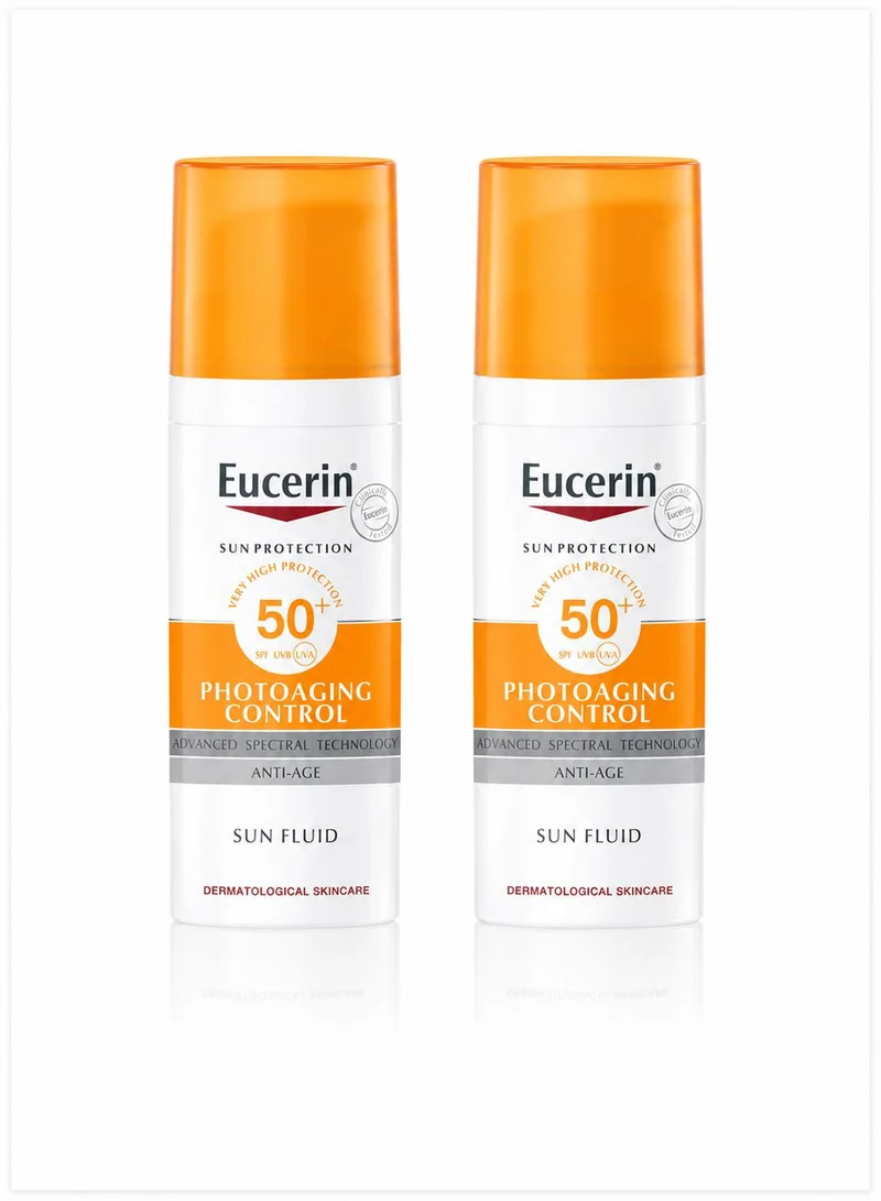 يوسيرين مزدوج سائل الحماية من الشمس للوقاية من الشيخوخة الضوئية (SPF 50) - توفير 15%