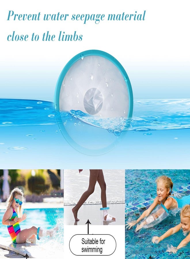WNHTFAC Waterproof Cast Cover for Foot Kids, Ankle Cast Protector for Shower Bath Swim, Reusable Sealed Watertight Cast Bag Ankle Cast Covers Protector Cast Sleeve Shower Bag for Broken Wound Foot Ankle - Image 5