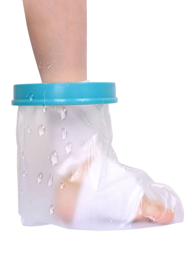 WNHTFAC Waterproof Cast Cover for Foot Kids, Ankle Cast Protector for Shower Bath Swim, Reusable Sealed Watertight Cast Bag Ankle Cast Covers Protector Cast Sleeve Shower Bag for Broken Wound Foot Ankle - Image 1