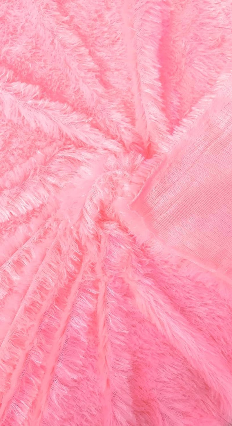 CottonFry solid Fabric Cloth for Baby Photoshoot, Soft Toys Making, Art and Craft, Dresses, Jackets, Decoration etc - 1 Meter Length and 60+ Inch Pana (.5m, Light Pink) - Image 2