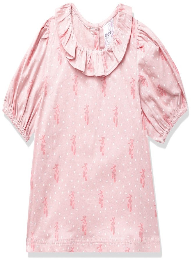 ماكس تيشيرت ماكس للبنات الصغيرات (S22ALB13PEACH مشمشي_خوخي 12-18 شهرًا) - Image 1