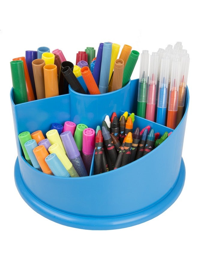 CP Toys 6½" L. x 6½" H. Revolving Desktop Art Carousel Features 101 Art Supplies for Ages 4 Years and Up - Image 1