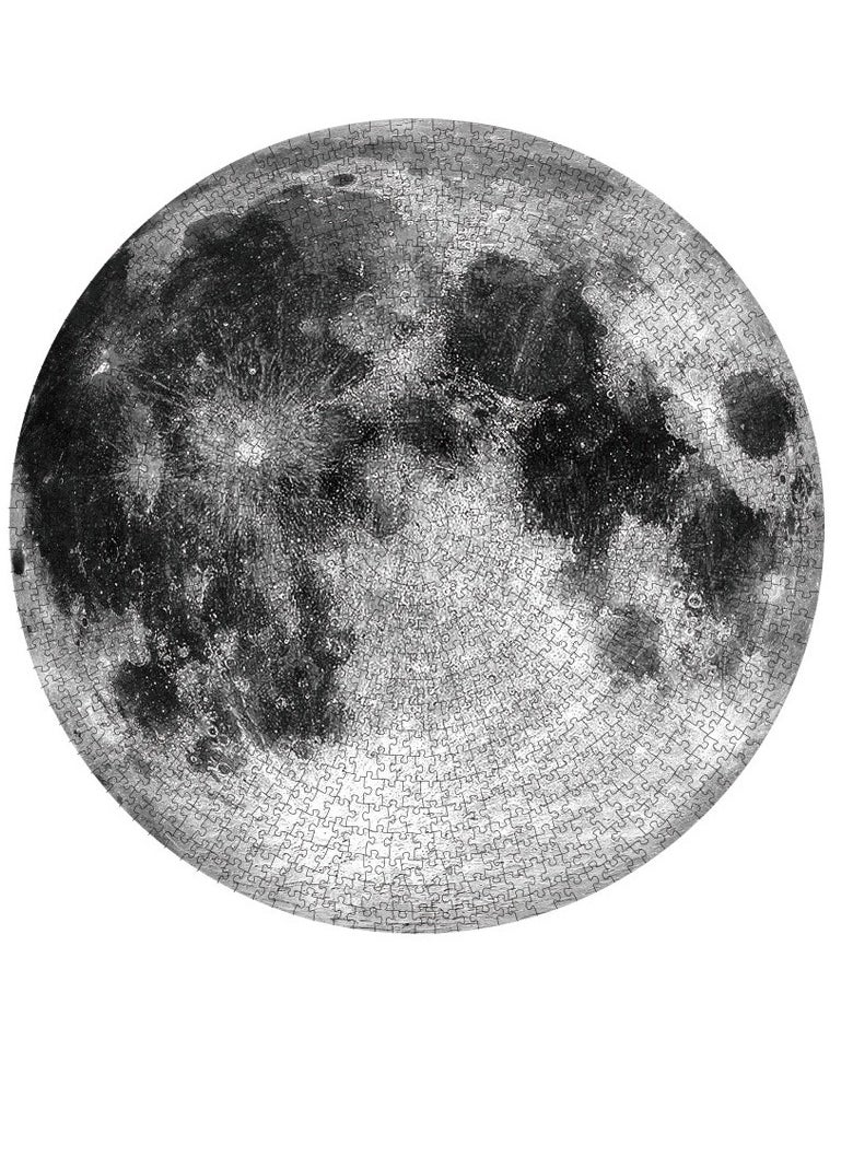 Angmei Jigsaw Puzzles Moon Jigsaw Puzzles 1000 Pieces Adult High Difficulty Earth Paper 1000 Pieces Stress Relief Toy  - Image 2