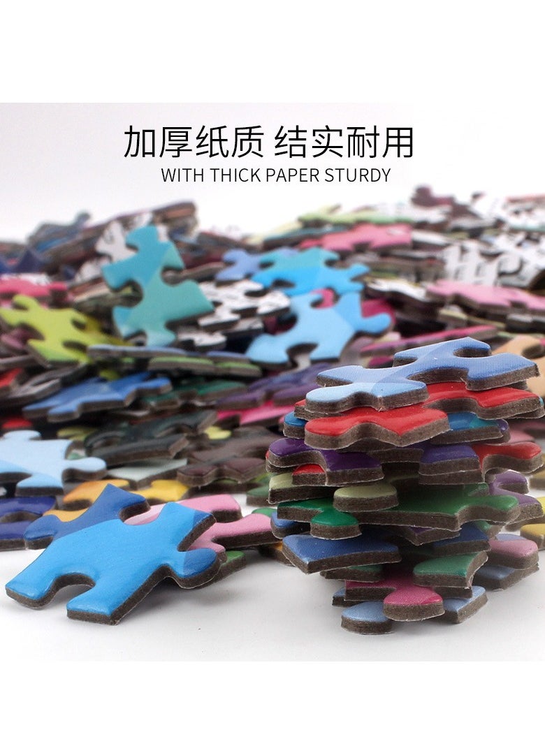 Angmei Jigsaw Puzzles Moon Jigsaw Puzzles 1000 Pieces Adult High Difficulty Earth Paper 1000 Pieces Stress Relief Toy  - Image 4