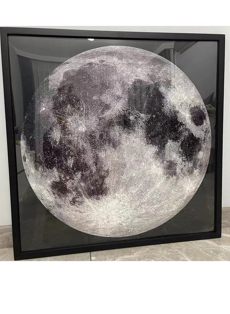 Angmei Jigsaw Puzzles Moon Jigsaw Puzzles 1000 Pieces Adult High Difficulty Earth Paper 1000 Pieces Stress Relief Toy  - Image 5