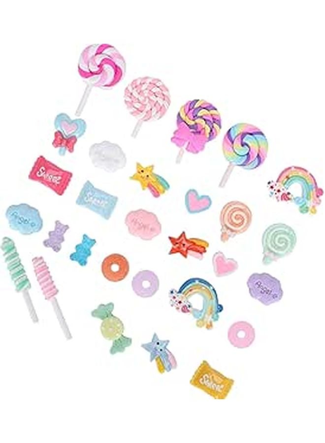 29Pcs Simulation Candy Set For DIY Crafts Kids Play Food And Phone Decor - Image 1