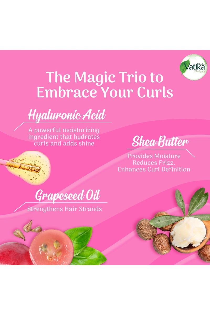 Vatika Naturals Curls Leave-In-Conditioning Cream 300ml - Image 4