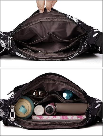 ketmart women naylon shoulder bag,crosbody bag for every day us (Color_ Pink) - Image 4