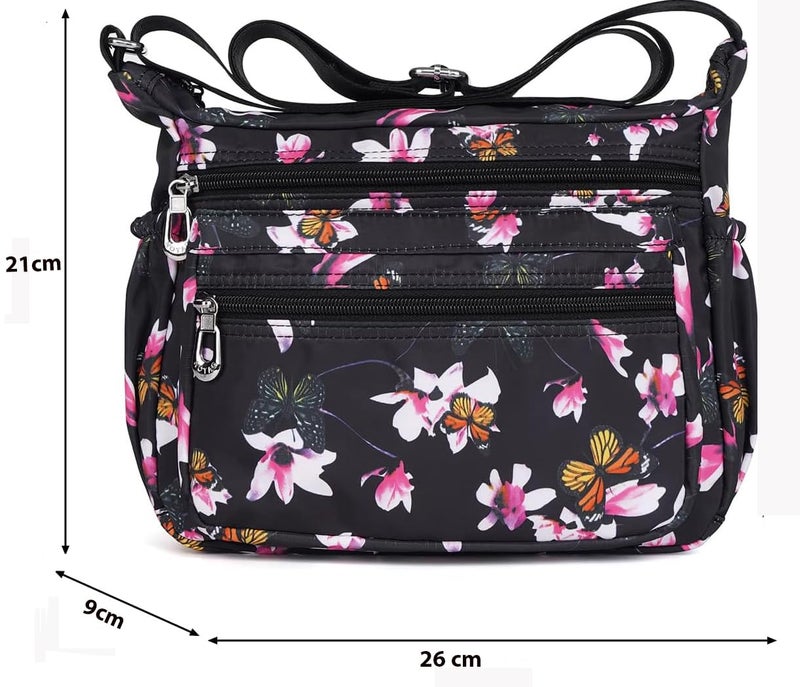 ketmart women naylon shoulder bag,crosbody bag for every day us (Color_ Pink) - Image 5