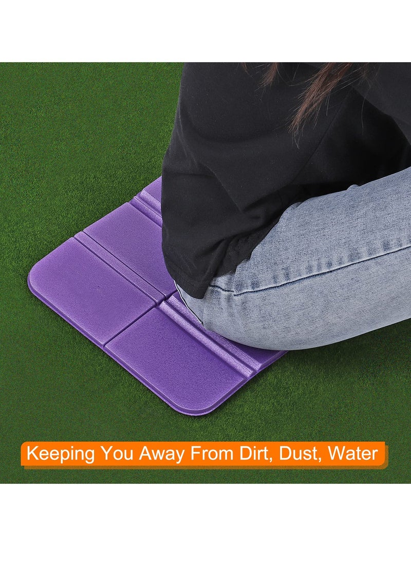 SYOSI 5 Pack Camping Cushion Seat Foldable Cushion Seat 15"x11" Waterproof XPE Foam Outdoor Mats Camping Sitting Pad for Outdoor Picnic Backpacking Mountaineering Trekking Stadium Travel 5 Colors - Image 3