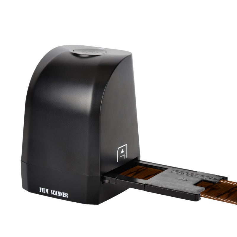 Film Scanner 8 Megapixel CMOS Sensor Easy To Use Photo Scanner - Quick One Button Scan Scanner For Old Photos, Film Slides, Photography Enthusiasts, Home Memory Preservation - Image 1