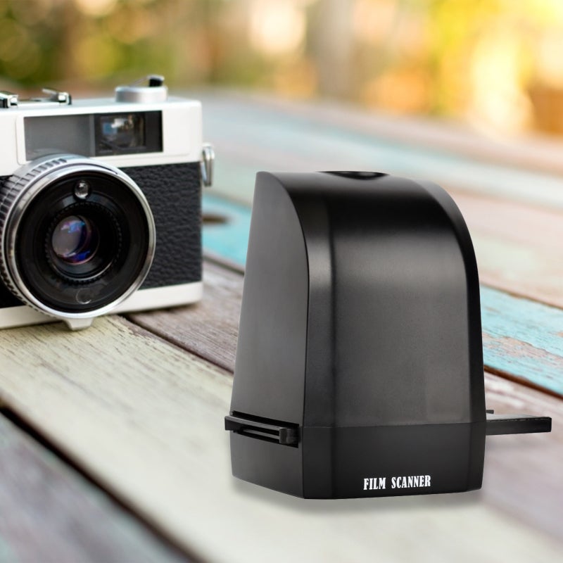 Film Scanner 8 Megapixel CMOS Sensor Easy To Use Photo Scanner - Quick One Button Scan Scanner For Old Photos, Film Slides, Photography Enthusiasts, Home Memory Preservation - Image 3