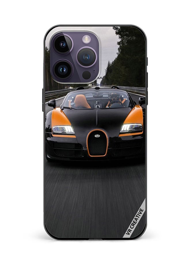 VR CREATIVE Protective Case Cover For Apple iPhone 16 Pro Max Bugatti Chiron Design Multicolour
