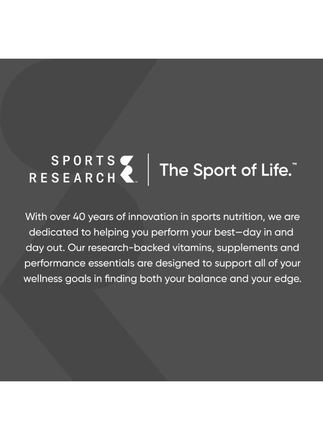Sports Research Coconut Oil Virgin Organic 3000Mg (120 Veggie Softgels)
