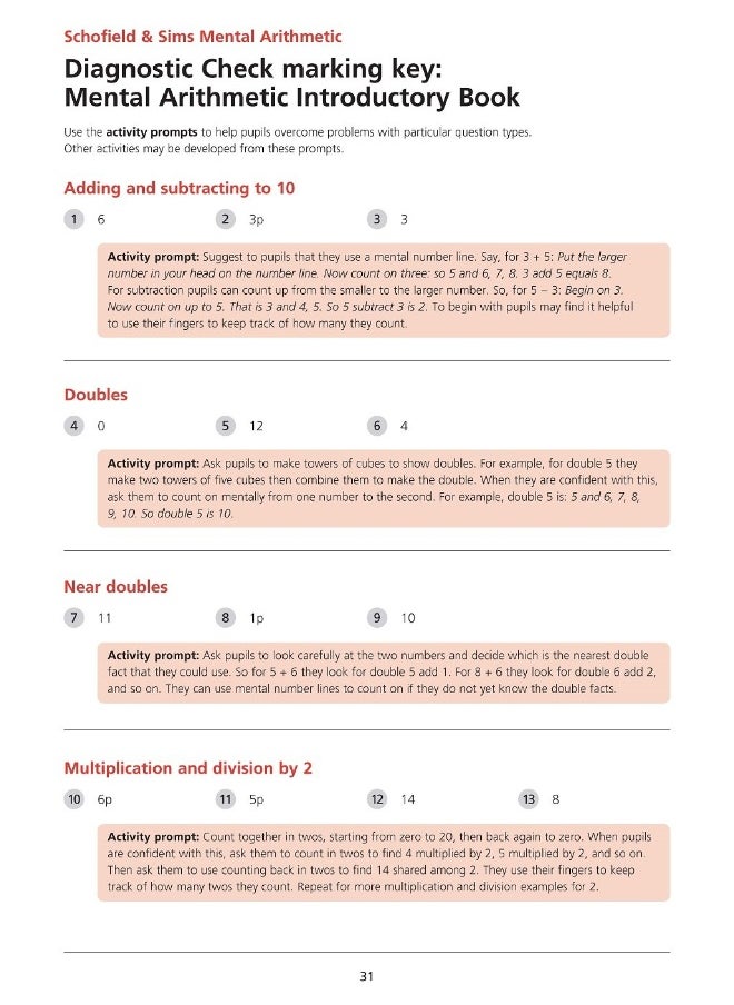 null - Mental Arithmetic Teacher's Guide - Image 1
