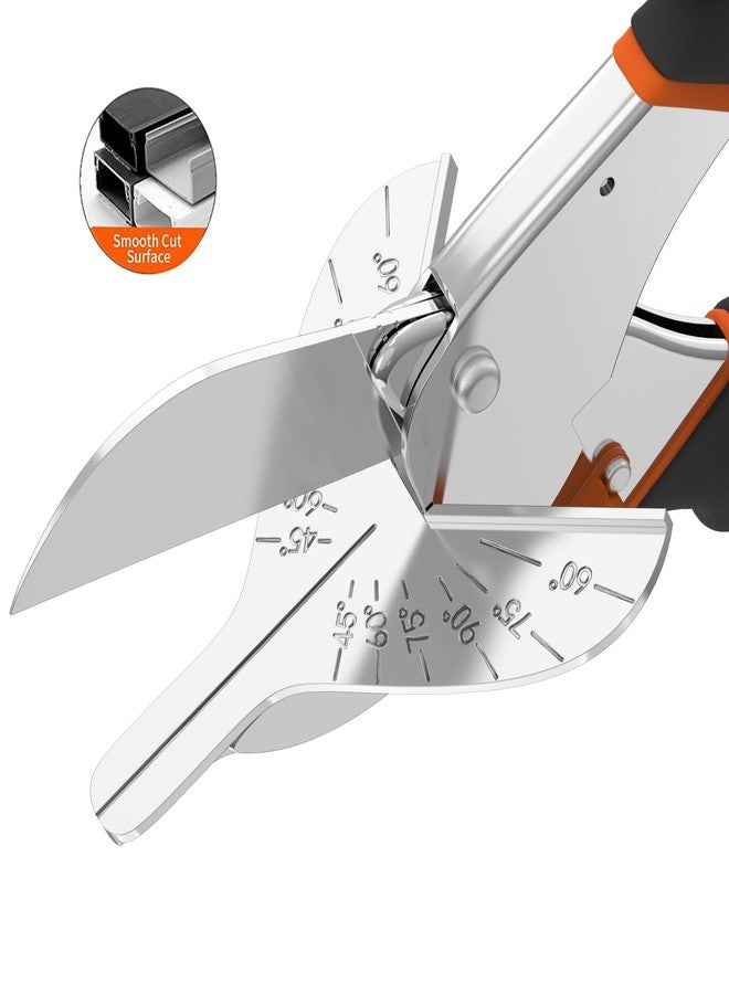 GARTOL Miter Shears, 45°-135° Adjustable Multi-Angle Cutter for Molding, Trim & Quarter Round - Precision Hand Tool for PVC & Soft Wood - Includes 2 Replacement Blades - Image 4