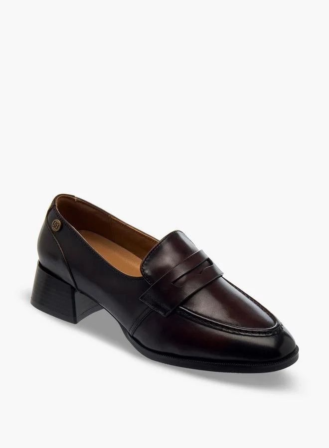 DUCHINI Women Block Heel Loafers