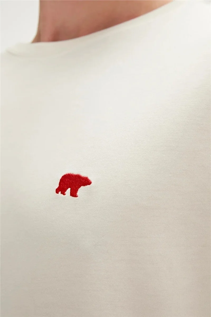 Bad Bear Daydream Men's Back Printed T-Shirt - Off-White 23.01.07.026 L - Off-White