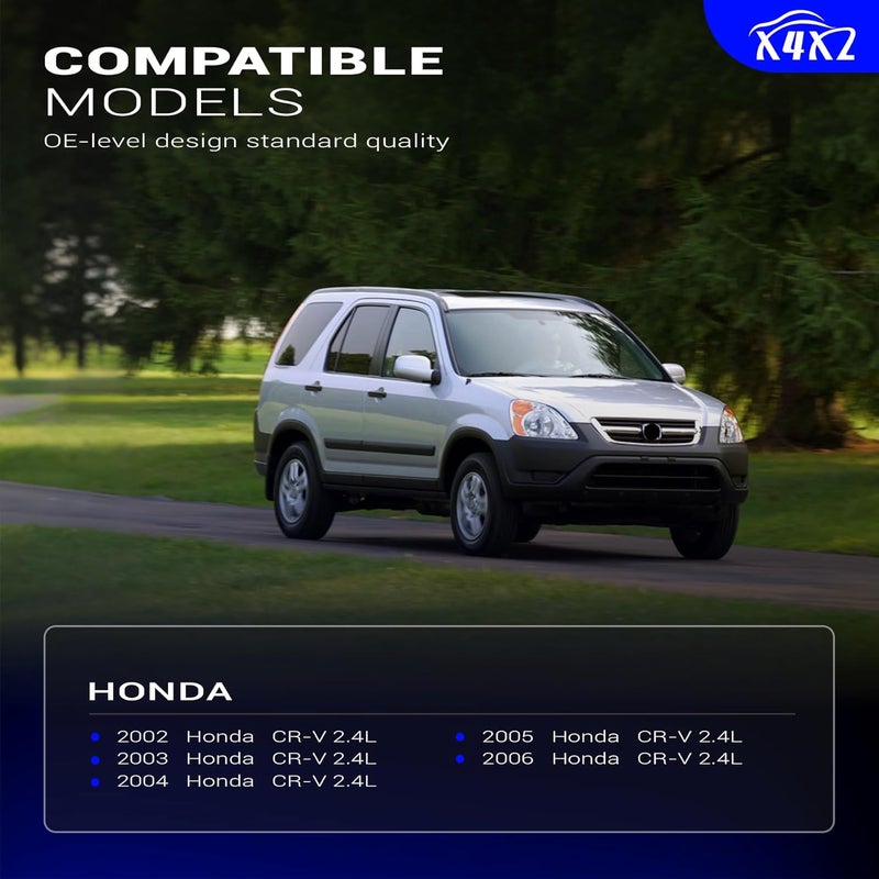 X4XZ روابط شريط الاستقرار الخلفي اليسرى واليمنى من سبائك الزنك والنيكل لهوندا CR-V 2002-2006 دفع رباعي ودفع أمامي 52321S9A003 & 52320S9A003 - Image 2