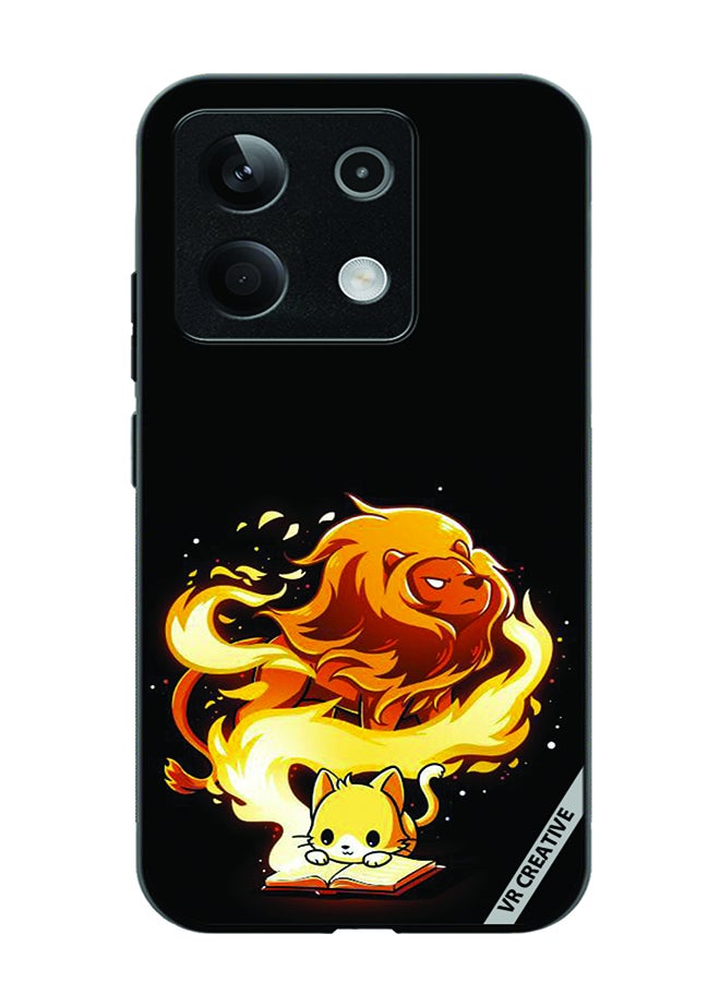 VR CREATIVE Protective Case Cover For Xiaomi Poco X6 Fir Cat Design Multicolour - Image 1