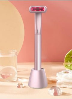 Excefore Face Skin Tightening Machine, 4-in-1 Facial Tool, Red Light Therapy for and Neck, Massager, Reduce Wrinkles, Anti-Aging Tools, 2022 Upgraded Version - Pink  - Image 1