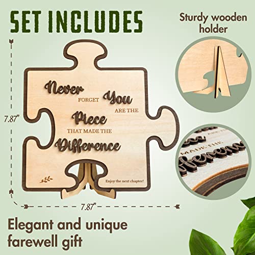 Stofinity Farewell Gifts for Coworkers Men - Goodbye Gifts for Coworkers Women, Boss Farewell Gift Ideas Retirement Plaque for Teacher, Going Away Present for Coworkers Leaving for New Job - Image 2