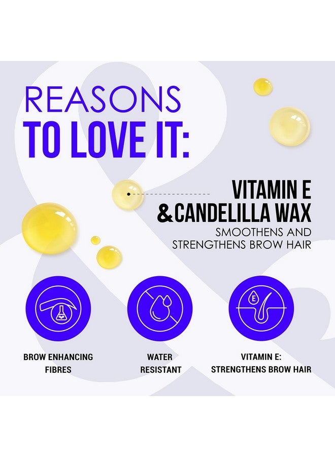 بلو هيفن Sculpt & Set، جل حواجب مع أداة توزيع، رمادي، 8 جم، للحصول على حواجب طبيعية كثيفة المظهر - Image 2