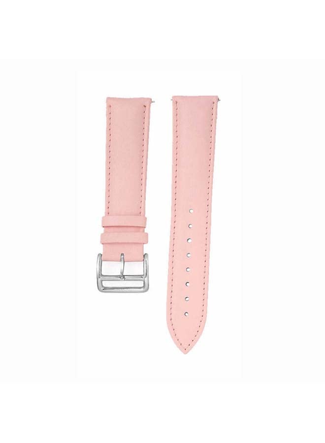 بيرفيي سوار بديل من الجلد الطبيعي مقاس 22 مم لساعة هواوي GT2 برو وردي - Image 2