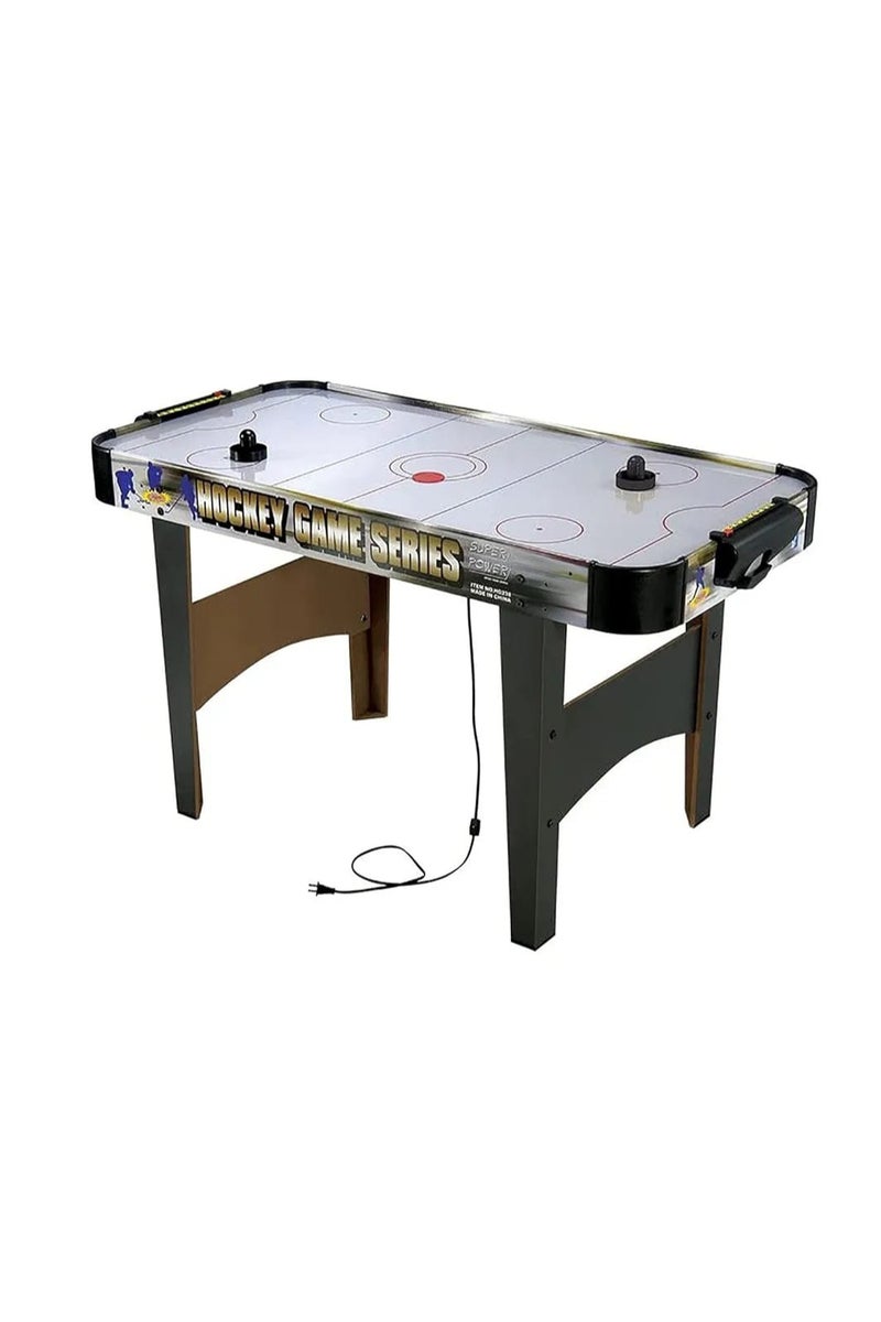 138 cm Large Wooden Air Hockey Table Game – Indoor Sports Toy for Kids & Adults | Family Arcade Game with Pucks & Pushers | Durable Indoor Play Table - Image 1