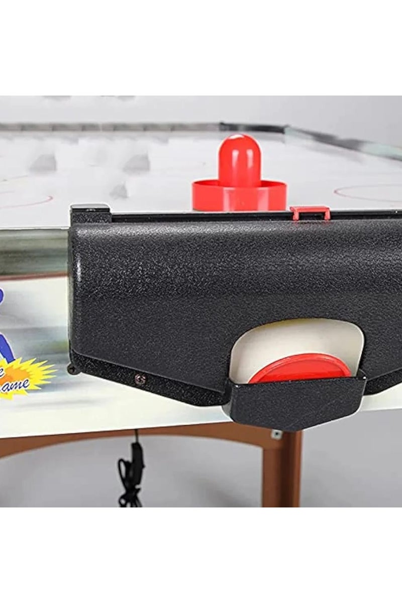 138 cm Large Wooden Air Hockey Table Game – Indoor Sports Toy for Kids & Adults | Family Arcade Game with Pucks & Pushers | Durable Indoor Play Table - Image 5